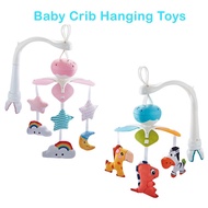 【MJ】 Baby Colorful Cloud Cot Mobile / Wind-Up Cot Mobile / Crib Musical Toy
