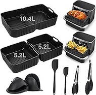 SdreMole Ninja AF500EU Accessories Air Fryer Silicone Mould for Ninja Foodi Flex 10.4 L AF500EU