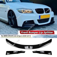 For BMW 3 Series E90 E91 LCI M Sport 2009-2012 Car Front Bumper Lip Spoiler Splitter Diffuser Bumper Canards Lip Chin Sp