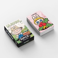 92 LABUBU Small Card Stickers Cartoon Anime Game Merchandise Collection Two-Dimensional lomo
