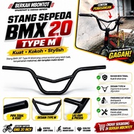 BMX Bike Handlebar 20 Type M BMX Bike Handlebar 20 Inch Black