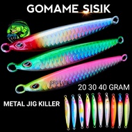 Metal jig 40gram 30gram 20gram micro jig 20gram metal jig gomame asisst asisst fishing bait jigHOOK 