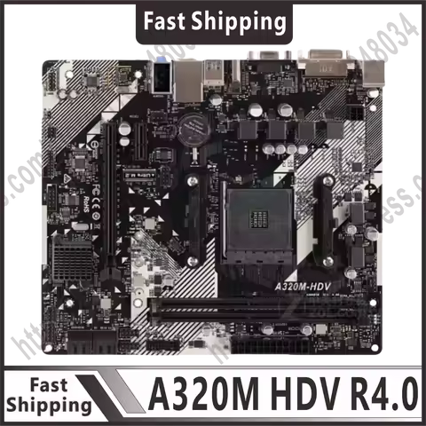 A320 motherboard A320M HDV R4.0 slot AM4 DDR4 32GB M.2 PCI-E 3.0 supports R3 R5 R7 R9 AMD CPU USB3.1