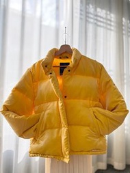 🌸Moncler 亮黃色 羽絨外套｜復古穿搭