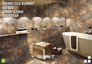 GRANIT TILE SUMMIT 60X60/ GRANIT LANTAI SANDY STONE SFD60118