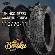 Korea Shinko Tires - 110/70-11 / SR723, 110-70-11, 110/70x11, 110/70 11, Pirelli, Michelin, Corsa, M