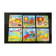 Combo of 2 wooden 9-piece (9 pieces) puzzles