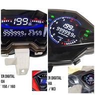 DO Speedometer LED Digital Mio 125/M3 Vario 125/150/160 Speedometer