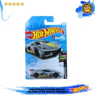 Hot Wheels Corvette C8R Silver Timothy Diecast Lote L
