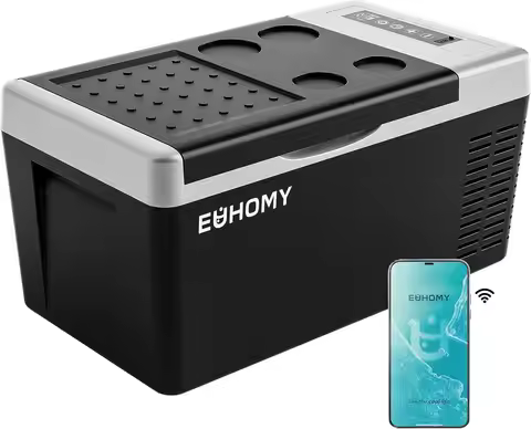 12 Volt Refrigerator, 19QT(18L) Compressor Electric Cooler APP Control, Car Fridge -4℉~68℉, Portable
