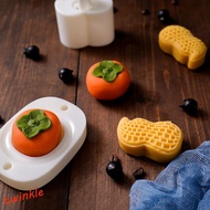 TWINKLE1 Ma'amoul Form Oriental Chinese Style Persimmon Peanut Shaped 3D Baking Kitchen Cookie Stamp