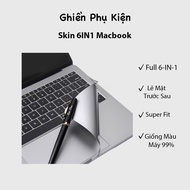 Skin Decal Sticker for Macbook Full 6IN1 Air/Pro M4/M3/M2/M1 13/14/15/16inch