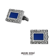 ANGELINO RUFOLO Cufflink(คัฟลิงค์) ดีไซน์ Art Cufflink กระดุมข้อมือคัฟลิ้งโรเดียมคุณภาพเยี่ยม ประดับ