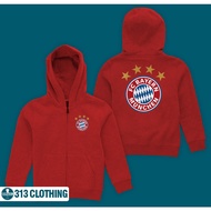 Bayern Munich FC Children's Zipper Hoodie Jacket Bayern Munich Children's Hoodie