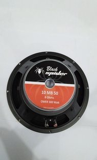 Speaker Black Spider 10 Inch 10 MB 50 Full Range Mid Bass Black Spider 10 MB 50