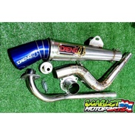 DAENG/AUN OPEN PIPE 45MM XRM125/RS125 HIGH MOUNT