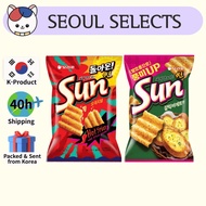 [ORION] Sun Chips Korean Snack | Crispy Grain Chips | Hot Spicy / Garlic Baguette