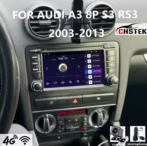 Car Media For Audi A3 8P S3 RS3 Sportback 2003-2013 Autoradio Replacement Android Player Touchscreen
