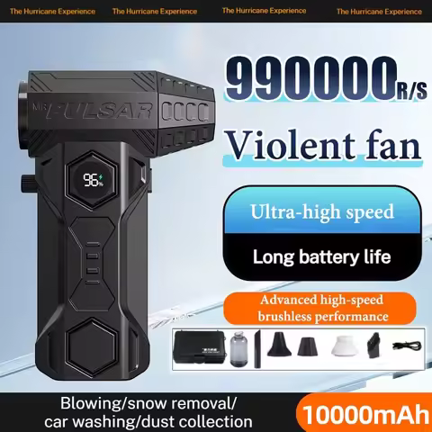 Turbo Fan X11 Original Rechargeable Blower 990000RPM 65m/s Brushless Air Blower Turbo Jet Fan Portab