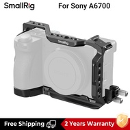 SmallRig A6700 Cage with Arca Swiss Cage Quick-Release Plate HDMI Cable Clamp for Sony A6700 4336