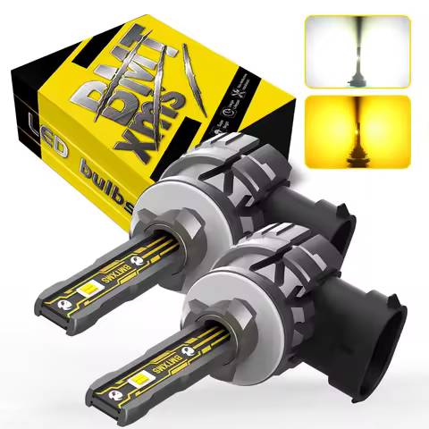 BMTxms 2PCS H27 880 H27W 881 LED Fog Light For Hyundai Accent Ssangyong Toyota KIA Sportage Rio Cera