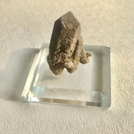 巴基斯坦 稀有三個女神面的大尖 喜馬拉雅 綠幽靈水晶 白水晶簇