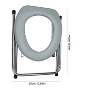 【FAS】-1PC Foldable Bathroom Portable Toilet Seat Outdoor Camping Hiking Travel Portable Toilet Stool