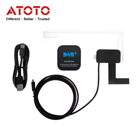 ATOTO 4475S Eletric DAB+ Car Radio Digital Signal Receiver Antenna FM/AM USB Adapter for A5L/A6/S8/X