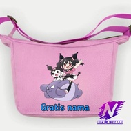 Kuromi school children's sling bag Kuromi bag