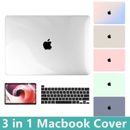 Matte Hard Case สำหรับ Macbook Air 11 12 Pro 13 15 16 A2337 A2338 M1 A1707 A1706 A2141 A1466 A1932 A