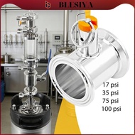blesiya Ball Convert Lid 304 Stainless Steel PRV Tube for Homebrew Dry Kit Conical Fermenter Accesso