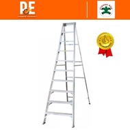 STRONGMAN ALUMINIUM LADDER 9-12 STEPS TANGGA LIPAT ALUMINIUM SINGLE/DOUBLE SIDED