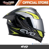 EVO GT-PRO ASSAULT YELLOW FULL FACE DUAL VISOR WITH FREE CLEAR LENS