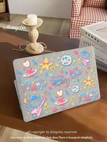 Simple Graffiti Case for Macbook Air 13 13.6 M4 M1 Pro 14 16 M4 Air 15 13 M3 M2 Cover A1369 A1466 Ne