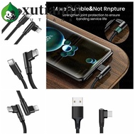XUTIAN PD 60W Quick Charger Cord, Elbow Quick Charge 90 Degrees Type C Cable, Charge Data Cable 0.5m