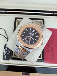 Patex Rosegold/Silver With The Black Face new collection watch of AK Best Time