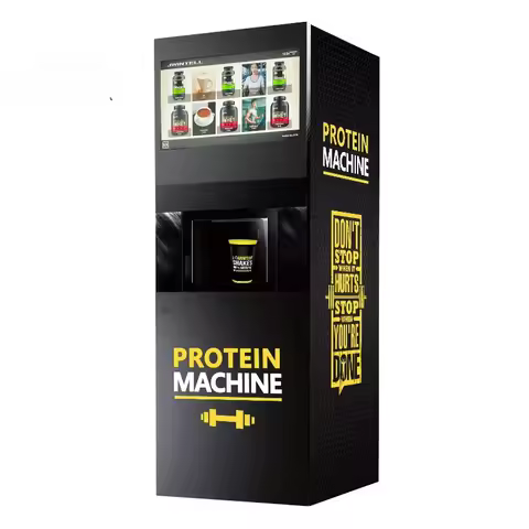 Customized Automatic Multi Flavor Protein Shake Vending Machine With Smoothie Maker Shaker Whey And 