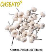 ，。、】 50Pcs Dental Polishing Wheel Wool Cloth Cotton Felt Teeth Polisher Prophy Brushes Grinding Rota