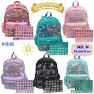 Rabbit Name Letter Backpack Astronaut Motif Alphabet Name Backpack School Bag Planet Backpack/ Rabbi