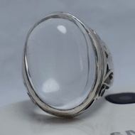 Dur e Najaf 男士戒指 藍月光石戒指 925 純銀 Dur e Najaf 戒指