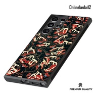 Hybrid Case Casing Samsung Galaxy S25 S24 S23 S22 S21 S20 FE Edge Plus Ultra 5G Dragon Art S1830