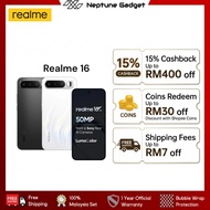 [NEW] realme 16 5G (18GB*(8+10)RAM + 256GB ROM) IP69 Pro Top Level Protection l 7000mAh Battery l 60