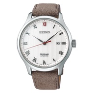 [Watchspree] Seiko Presage (Japan Made) Automatic Japanese Garden Brown Synthetic Leather Strap Watch SRPG25J1