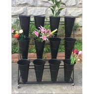 Flower Bucket Flower Shop Display Rack Flower Rack Multi-layer Large Flower Shelf Flower Shop Iron A