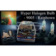 (CLEARANCE STOCK) Hyper Halogen 9005 Bulb - Rainbown -1set / 2pcs