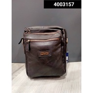EDWIN SLING BAG (DARK BROWN)-4003157
