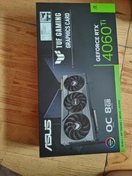 限時下殺華碩4060ti tuf顯卡買來僅拆封上機測試一下  原盒原碼 可