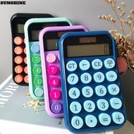 SUNSHINE  Calculator, Small 10-digit Mechanical Keyboard Calculator, Learning Accounting Tools ABS C