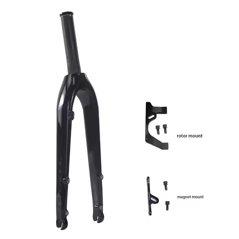 SILVEROCK MINI-TER Carbon Fork 20in Disc Brake Flat Mount 100mm with Adapter for TERN Verge D9 X11 P