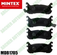 ผ้าเบรก หลัง (brake pad) MAZDA Lantis V6/ 323 Astina Sedan ปี 1997 MX5 1.6i 92/ 1.8i 16v 93/